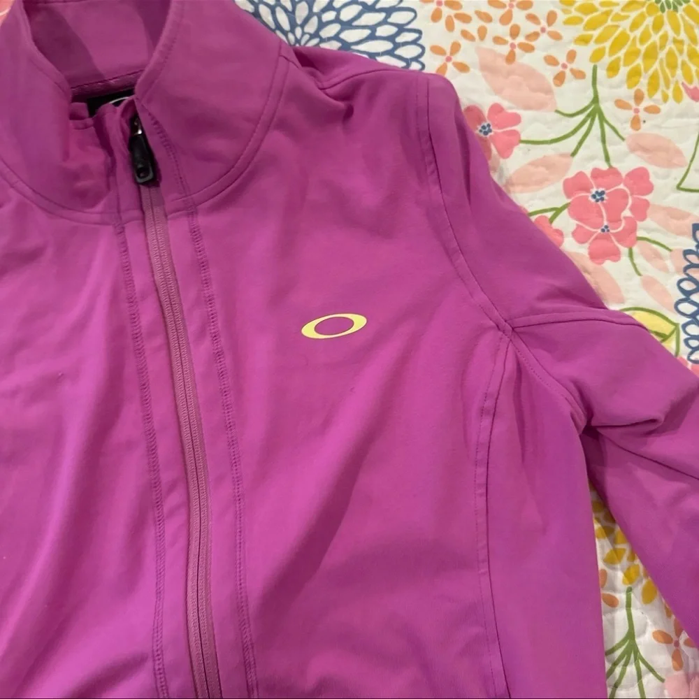Women’s large Oakley full zip purple jacket - Picture 4 of 4